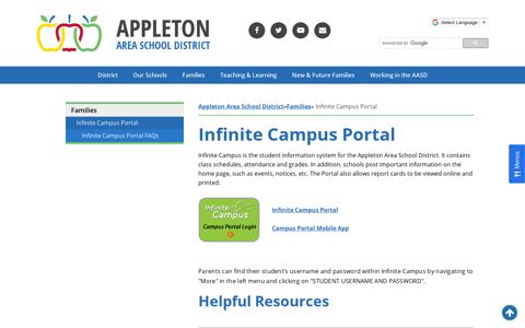 Infinite Campus Portal - Appleton Area School District