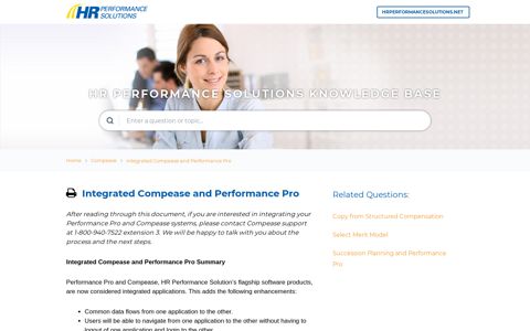 HR Performance Solutions — Integrated Compease and ...