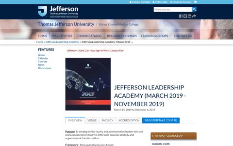 Jefferson Leadership Academy (March 2019 - November ...