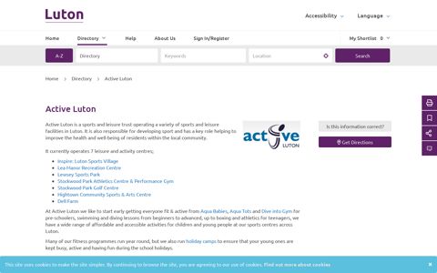 Active Luton | Luton Directory