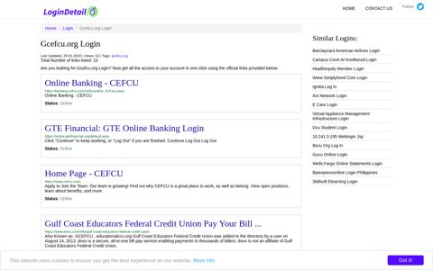 Gcefcu.org Login Online Banking - CEFCU - https://banking ...