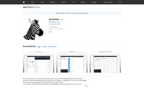 ‎Investec on the App Store