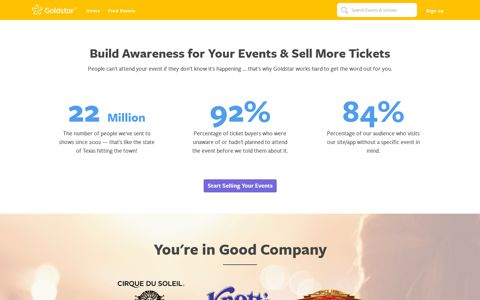 Build Awareness for Your Events With Goldstar | Goldstar