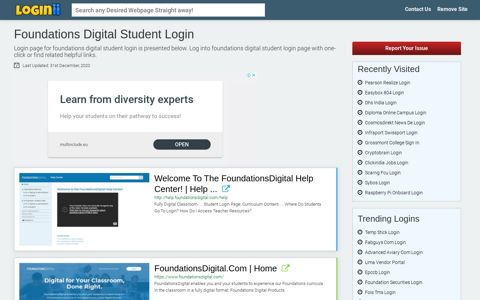 Foundations Digital Student Login - Loginii.com