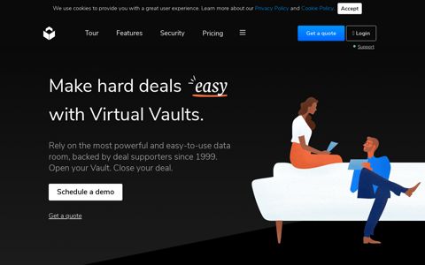 Virtual Vaults data rooms. Real deals. | Virtual Vaults