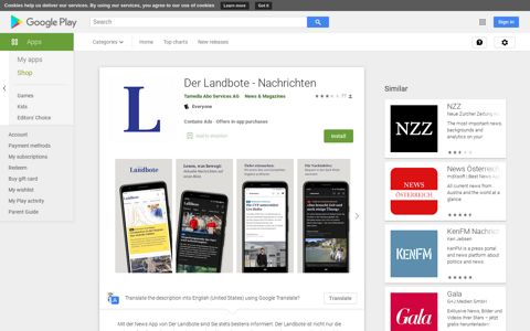 Der Landbote - Nachrichten - Apps on Google Play