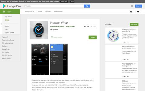 Huawei Wear - Apps on Google Play