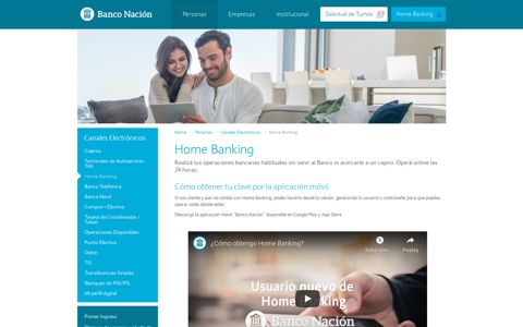 Home Banking - Banco de la Nación Argentina