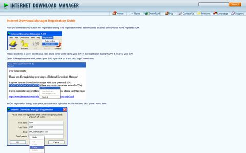 Internet Download Manager Registration guide