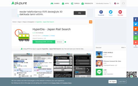 HyperDia - Japan Rail Search for Android - APK Download