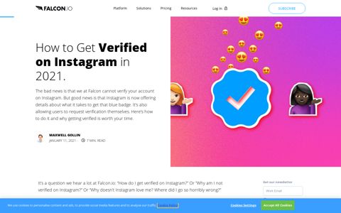 How to Get Verified on Instagram in 2020. | Falcon.io