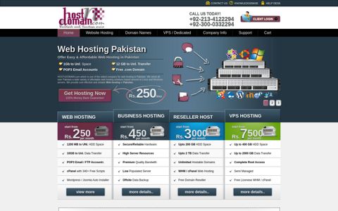 Web Hosting Pakistan - HOSTnDOMAIN.com Karachi