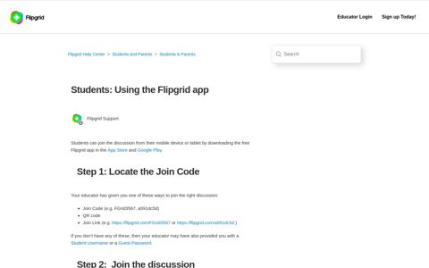 Students: Using the Flipgrid app – Flipgrid Help Center