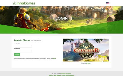 Login to Elvenar (us0.elvenar.com) - InnoGames Support