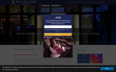 Black Week at H-Hotels.com: Save 50% on most hotels ...