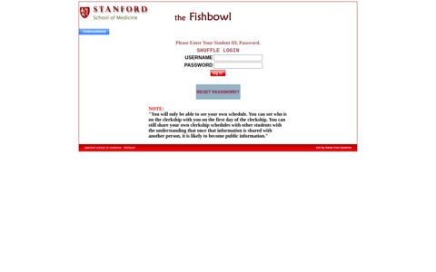 Shuffle Login - Stanford Medicine :: Clerkship Fishbowl