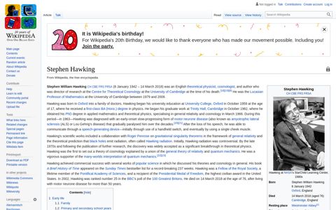 Stephen Hawking - Wikipedia