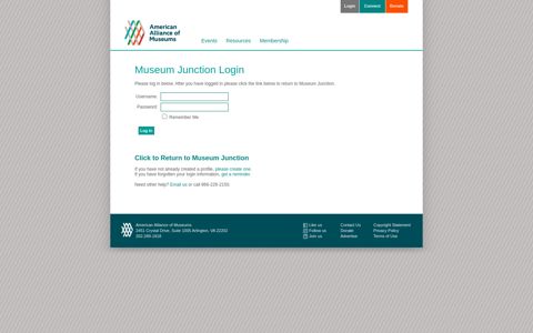 Higherlogic Login - The American Alliance of Museums