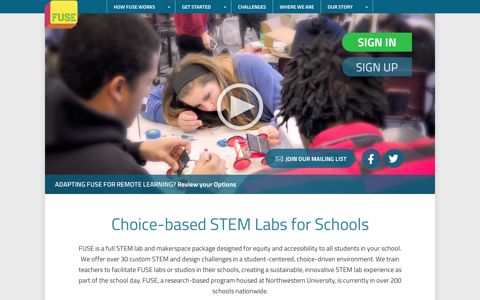FUSE Interest-driven STEM Lab | STEAM Education | FUSE