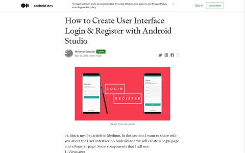 How to Create User Interface Login & Register with Android ...