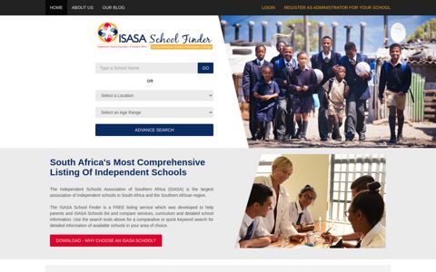 ISASA School Finder