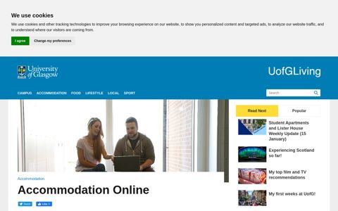 Browzer :: University of Glasgow | Accommodation Online 14232