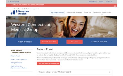 Patient Portal - Western Connecticut Medical Group