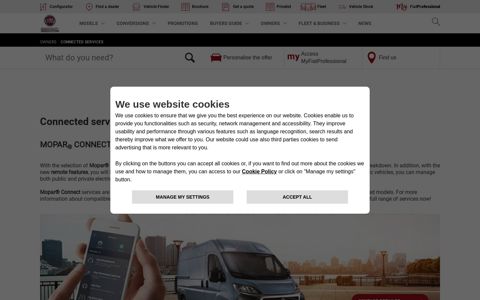 Fiat Professional Connected Services - Mobile Apps | Mopar UK