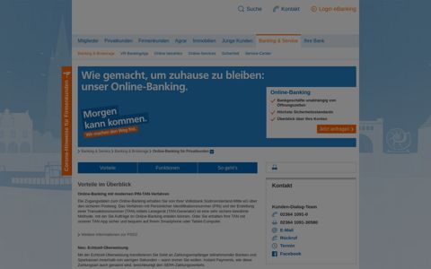 Online-Banking - Volksbank Südmünsterland-Mitte eG