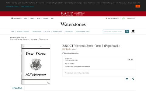 KS2 ICT Workout Book - Year 3 by CGP Books | Waterstones