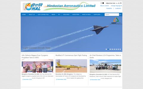 Welcome to Hindustan Aeronautics Limited | India