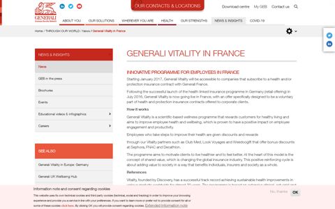 Generali Vitality in France | GEB - Generali Employee Benefits
