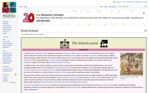 Portal:Schools - Wikipedia
