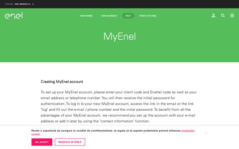 MyEnel - www.enel.ro