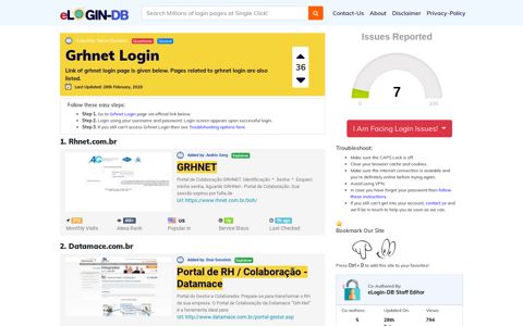 Grhnet Login - A database full of login pages from all over the ...