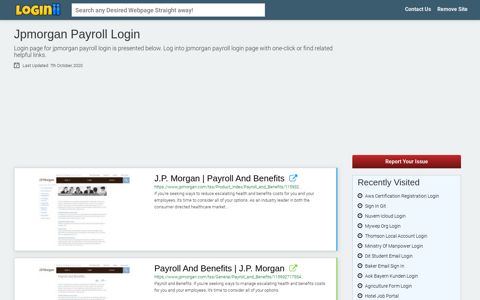 Jpmorgan Payroll Login - Loginii.com