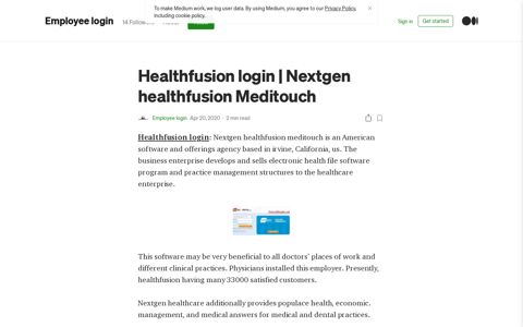 Healthfusion login | Nextgen healthfusion Meditouch | by ...