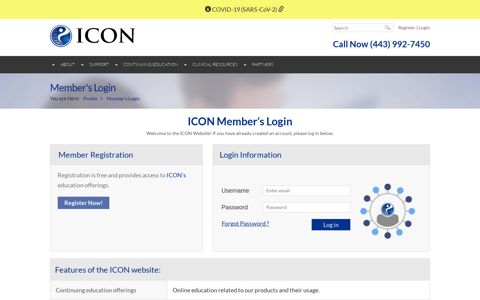 Member's Login - ICON