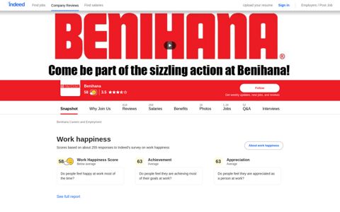 Benihana Careers and Employment | Indeed.com