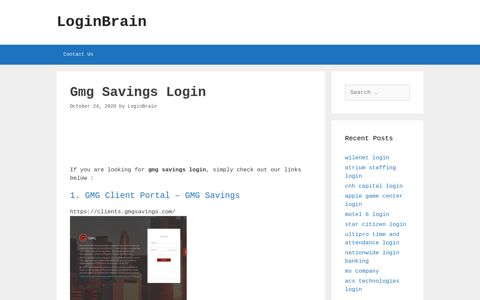 Gmg Savings - Gmg Client Portal - Gmg Savings - LoginBrain