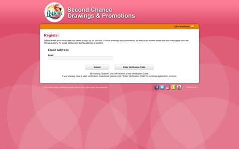 Register now - Florida Lottery Second Chance Drawings ...