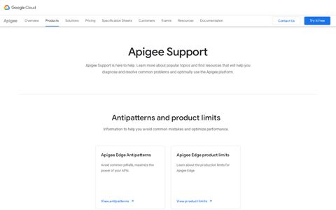 Support | Apigee | Google Cloud