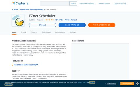 EZnet Scheduler Reviews and Pricing - 2020 - Capterra