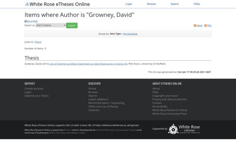 Items where Author is "Growney, David" - White Rose eTheses ...