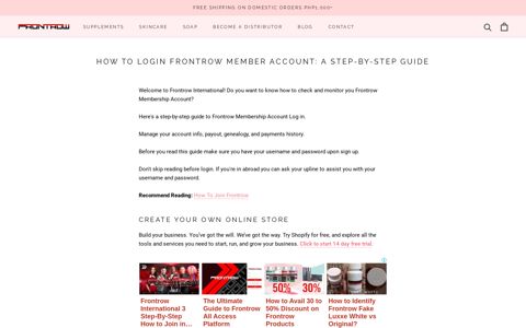 How to Login Frontrow Membership All Access (2020)