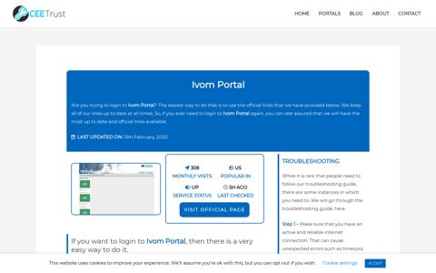Ivom Portal - Find Official Portal - CEE Trust