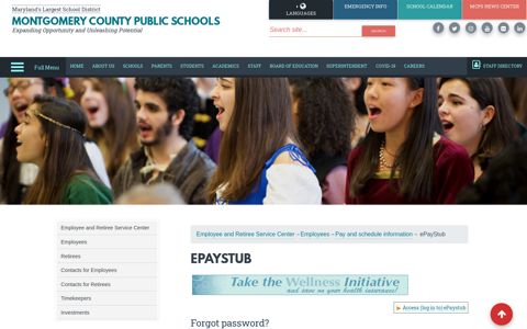 ePaystub - Montgomery County Public Schools