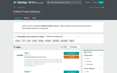 Patient Portal Software 2020 - Best Application Comparison ...