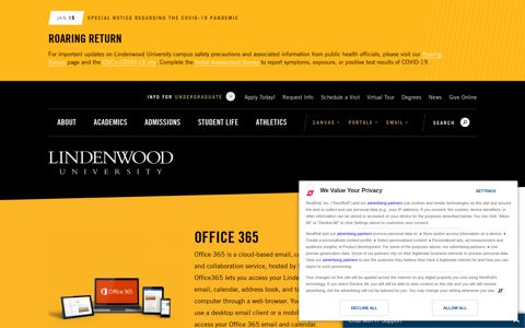 Office 365 | IT Applications | Lindenwood University