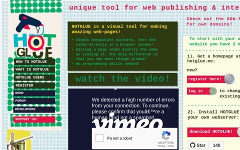 HOTGLUE.ME :: unique tool for web publication & samizdat